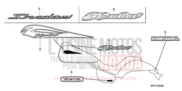MARK for Shadow Aero GRAPHITE BLACK (NHB01) from 2007